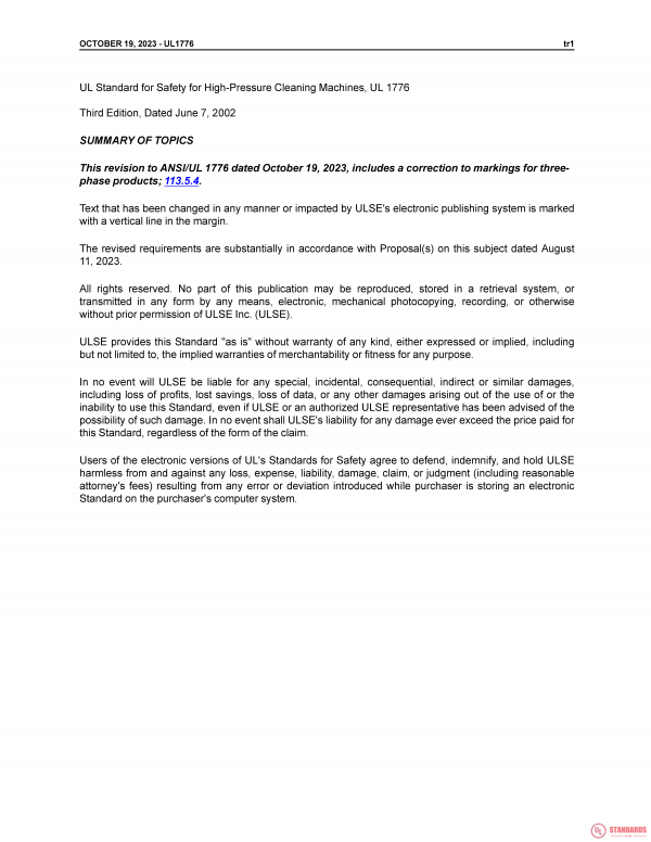 UL 1776 PDF UL 1776 PDF
